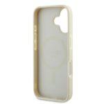 Coque Guess Grained Gold Ring MagSafe pour iPhone 16 - Beige – Image 6