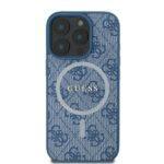 Coque Guess 4G Ring Classic Logo MagSafe pour iPhone 16 Pro - Blue – Image 3