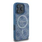 Coque Guess 4G Ring Classic Logo MagSafe pour iPhone 16 Pro - Blue – Image 4