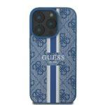 Coque Guess Hardcase 4G Printed Stripes MagSafe pour iPhone 16 Pro - Blue – Image 3