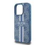 Coque Guess Hardcase 4G Printed Stripes MagSafe pour iPhone 16 Pro - Blue – Image 5
