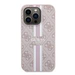Coque Guess Hardcase 4G Printed Stripes MagSafe pour iPhone 15 Pro - Pink – Image 2