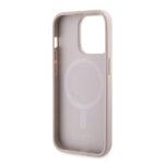 Coque Guess Hardcase 4G Printed Stripes MagSafe pour iPhone 15 Pro - Pink – Image 5