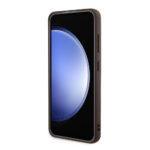 Coque Guess 4G Collection Leather MagSafe pour Samsung Galaxy S24 - Brown – Image 2