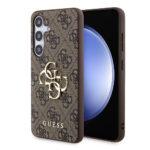 Coque Guess Hardcase 4G Big Metal Logo pour Samsung Galaxy S24 Plus - Brown