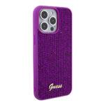 Coque Guess Disco Metal Script pour iPhone 15 Pro Max - Fuchsia – Image 4