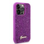Coque Guess Disco Metal Script pour iPhone 15 Pro - Fuchsia – Image 3
