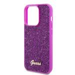 Coque Guess Disco Metal Script pour iPhone 15 Pro - Fuchsia – Image 4