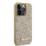 Coque Guess Disco Metal Script pour iPhone 15 Pro - Gold – Image 3
