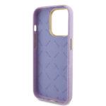 Coque Guess Glitter Glossy Script pour iPhone 15 Pro - Light Purple – Image 6