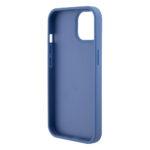 Coque Guess Crossbody 4G Metal Logo avec cordon pour iPhone 15 - Blue – Image 4