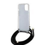 Coque Guess Crossbody Cord 4G Print avec cordon pour iPhone 15 - Black – Image 6