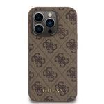 Coque Guess Hardcase 4G Metal Gold Logo pour iPhone 15 Pro - Brown – Image 2