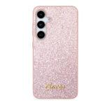 Coque Guess Glitter Script pour Samsung Galaxy S24 - Pink – Image 2