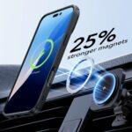 Coque + verre trempé ESR Classic Hybrid HaloLock Kickstand pour iPhone 16 - Clear Black – Image 3