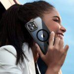 Coque + verre trempé ESR Classic Hybrid HaloLock Kickstand pour iPhone 16 - Clear Black – Image 4