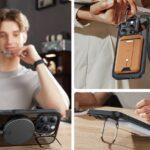 Coque + verre trempé ESR Classic Hybrid HaloLock Kickstand pour iPhone 16 Pro - Clear Black – Image 2