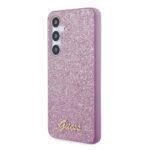 Coque Guess Glitter Script pour Samsung Galaxy S24 - Purple – Image 4