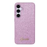 Coque Guess Glitter Script pour Samsung Galaxy S24 - Purple – Image 2