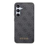 Coque Guess Hardcase 4G Metal Gold Logo pour Samsung Galaxy S24 - Black – Image 2