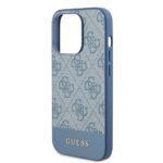 Coque Guess Hardcase 4G Stripe Collection pour iPhone 15 Pro - Blue – Image 5