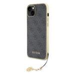 Coque Guess Hardcase 4G Charms Collection pour iPhone 15 Plus - Grey – Image 4