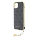 Coque Guess Hardcase 4G Charms Collection pour iPhone 15 Plus - Grey – Image 5