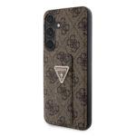 Coque Guess Grip Stand 4G Triangle Strass pour Samsung Galaxy S24 - Brown – Image 4