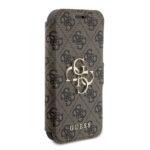 Étui portefeuille à rabat Guess Book 4G pour iPhone 15 Pro Max - Brown – Image 3