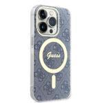Coque Guess IML 4G MagSafe pour iPhone 15 Pro Max - Blue – Image 3