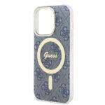 Coque Guess IML 4G MagSafe pour iPhone 15 Pro - Blue – Image 4