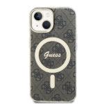 Coque Guess IML 4G MagSafe pour iPhone 15 Plus - Brown – Image 2