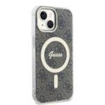Coque Guess IML 4G MagSafe pour iPhone 15 Plus - Brown – Image 3