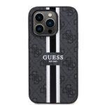 Coque Guess Hardcase 4G Printed Stripes MagSafe pour iPhone 15 Pro Max - Black – Image 2