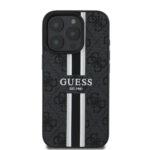 Coque Guess Hardcase 4G Printed Stripes MagSafe pour iPhone 16 Pro - Black – Image 3