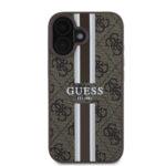 Coque Guess Hardcase 4G Printed Stripes MagSafe pour iPhone 16 - Brown – Image 3