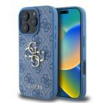Coque Guess Hardcase 4G Big Logo pour iPhone 16 Pro - Blue