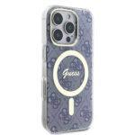 Coque Guess IML 4G MagSafe pour iPhone 16 - Blue – Image 4