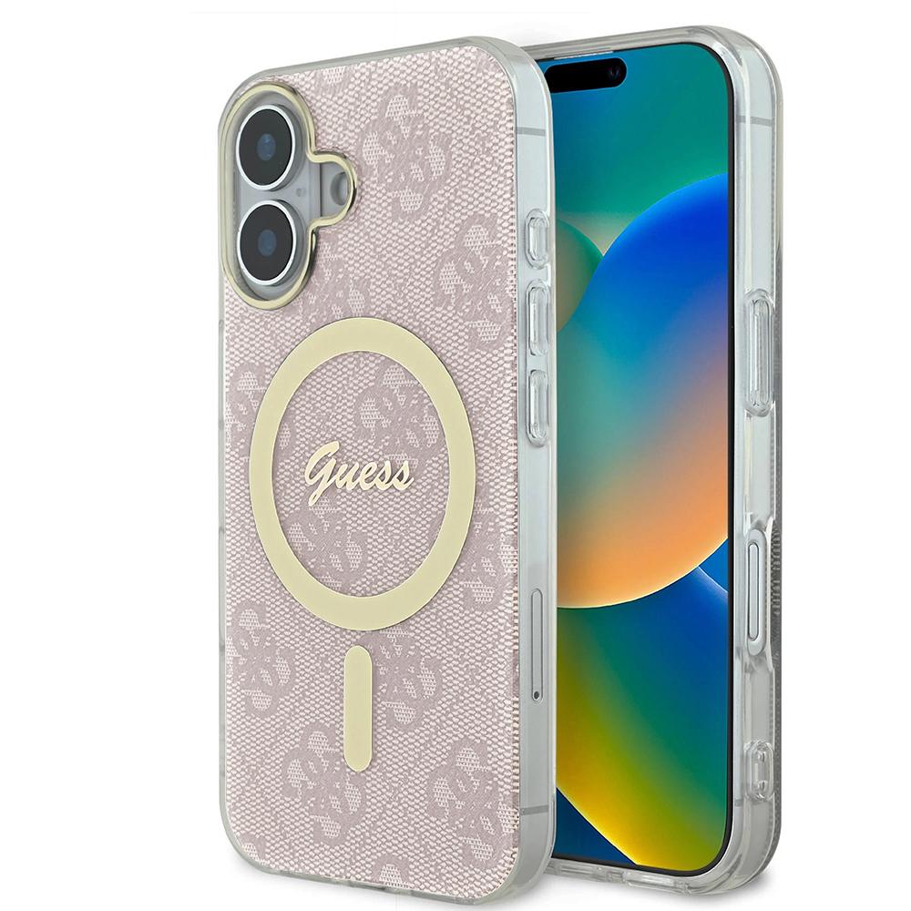 1588363 Coque Guess IML 4G MagSafe pour iPhone 16 - Pink – Image 1