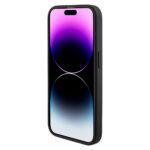 Coque Guess Grip Stand 4G Triangle Strass pour iPhone 15 - Black – Image 3