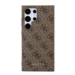 Coque Guess Hardcase 4G Metal Gold Logo pour Samsung Galaxy S24 Ultra - Brown – Image 2