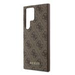 Coque Guess Hardcase 4G Metal Gold Logo pour Samsung Galaxy S24 Ultra - Brown – Image 5