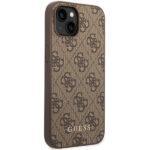 Coque Guess Hardcase 4G Metal Gold Logo pour iPhone 15 Plus - Brown – Image 4