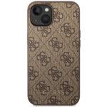 Coque Guess Hardcase 4G Metal Gold Logo pour iPhone 15 Plus - Brown – Image 2