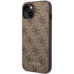Coque Guess Hardcase 4G Metal Gold Logo pour iPhone 15 Plus - Brown – Image 5