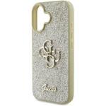 Coque Guess Glitter Fixed Big 4G pour iPhone 16 Plus - Gold – Image 6