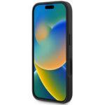 Coque Guess Glitter Fixed Big 4G pour iPhone 16 - Black – Image 5