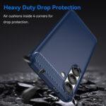 Coque Techsuit Carbon Silicone pour Samsung Galaxy S25 - Blue – Image 3