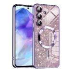 Coque Techsuit Luxury Glitter MagSafe pour Samsung Galaxy A55 - Light Purple