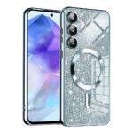 Coque Techsuit Luxury Glitter MagSafe pour Samsung Galaxy A55 - Light Blue